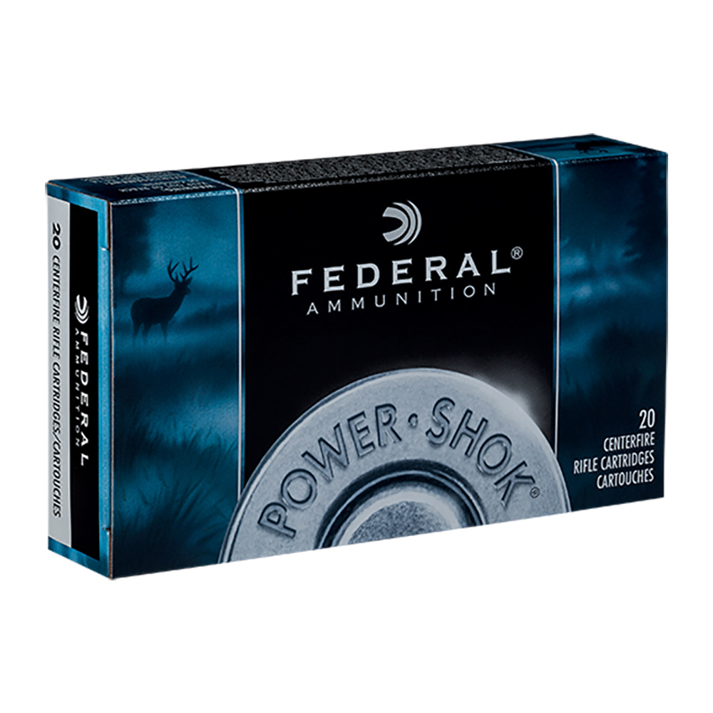 Federal Power Shok .30-30 Win 170 Grain SP Round Nose Box/20