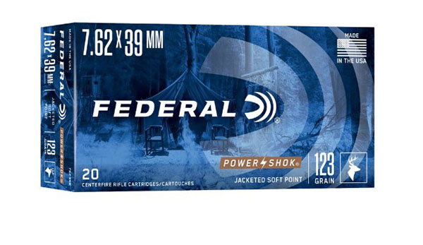 Federal Power-Shok 7.62x39 123 Grain 2350 fps Box/20