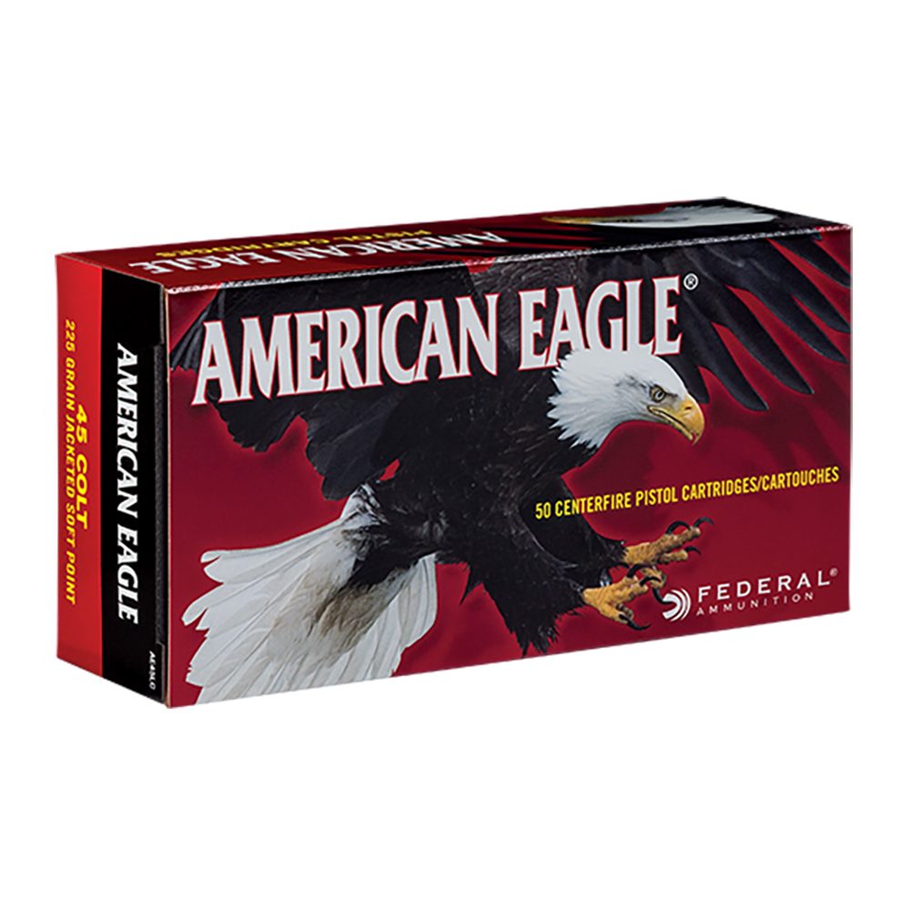 Federal American Eagle .45 Colt JSP 225 Grain Box/50