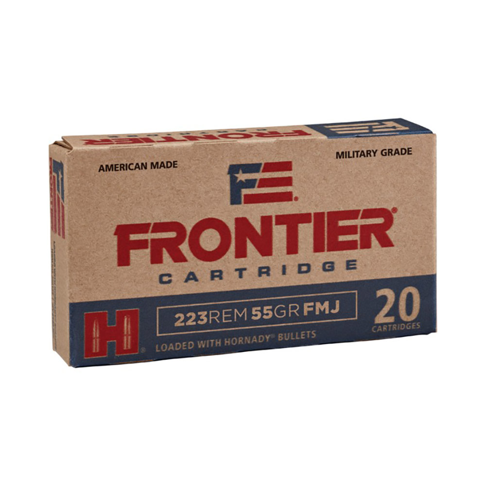 Hornady Frontier Ammo .223 Rem 55 Grain Hollow Point Match Box/20